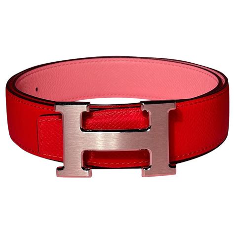 hermes red constance belt|hermes constance belt 32mm.